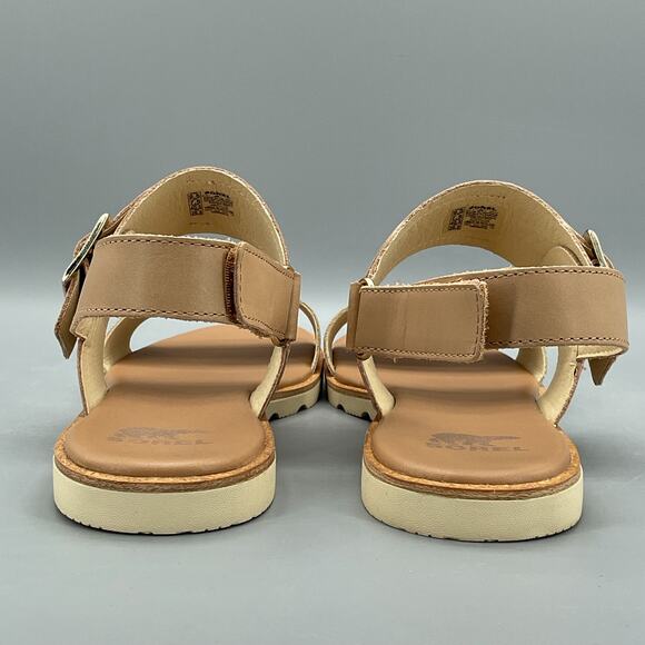 NEW Sorel Women’s Ella III Slingback Sandals Honest Beige Size 9.5 main image 2